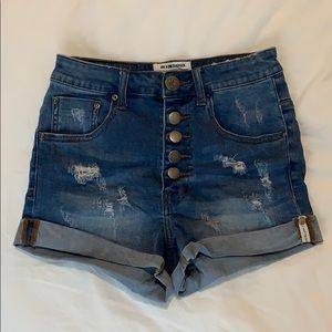 Free People - One by One Teaspoon High Rise Shorts